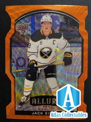 20-21 UD Allure Hockey Orange Slice 68 Jack Eichel